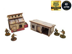 WW2 Normandy Small Sheds w. Dovecote (28mm)