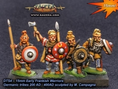 Early Frankish warriors (8 foot )