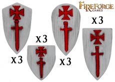 Livonian Order Shields 1 (12pcs.)