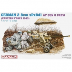 1:35 GERMAN 2.8CM SPZ 41 AT GUN W/CREW
