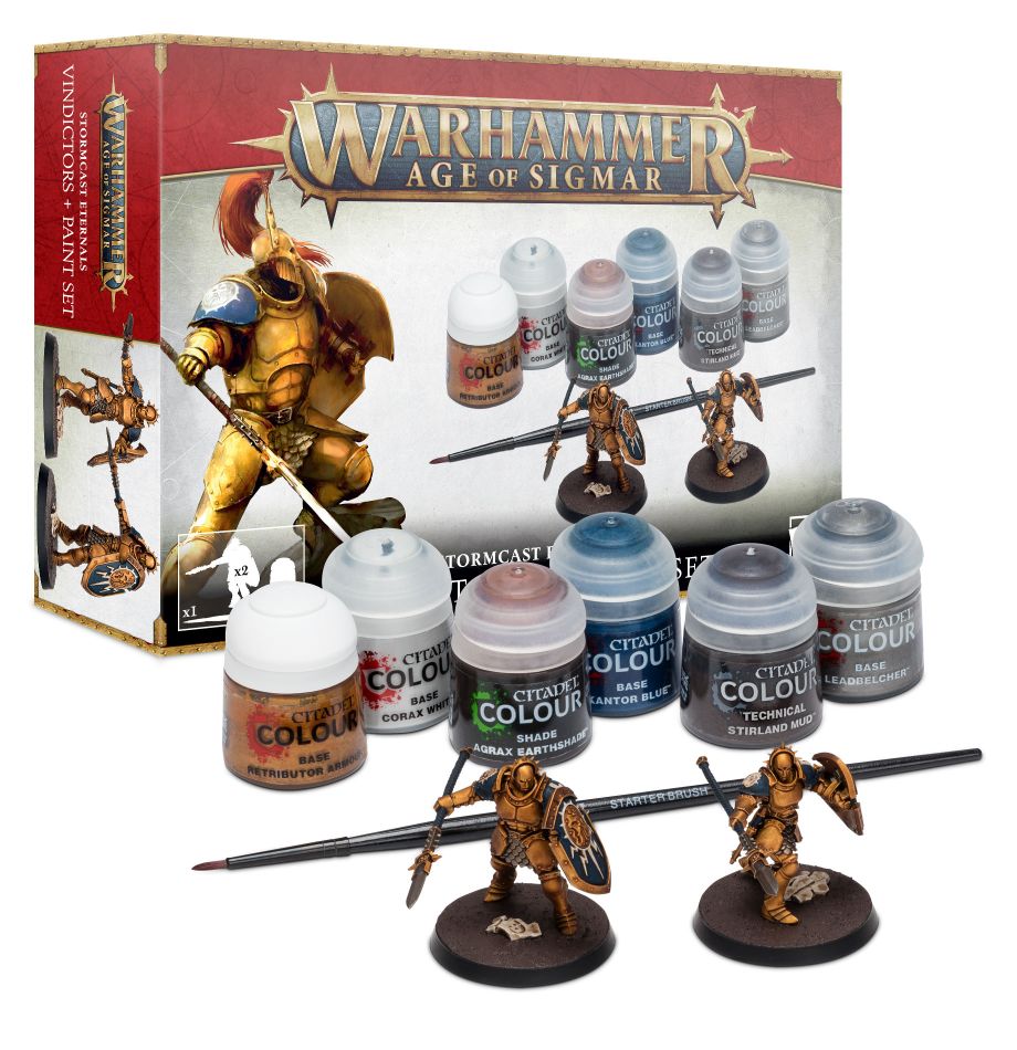 Set de Pinturas + Vindicadores de los Forjados en la Tormenta