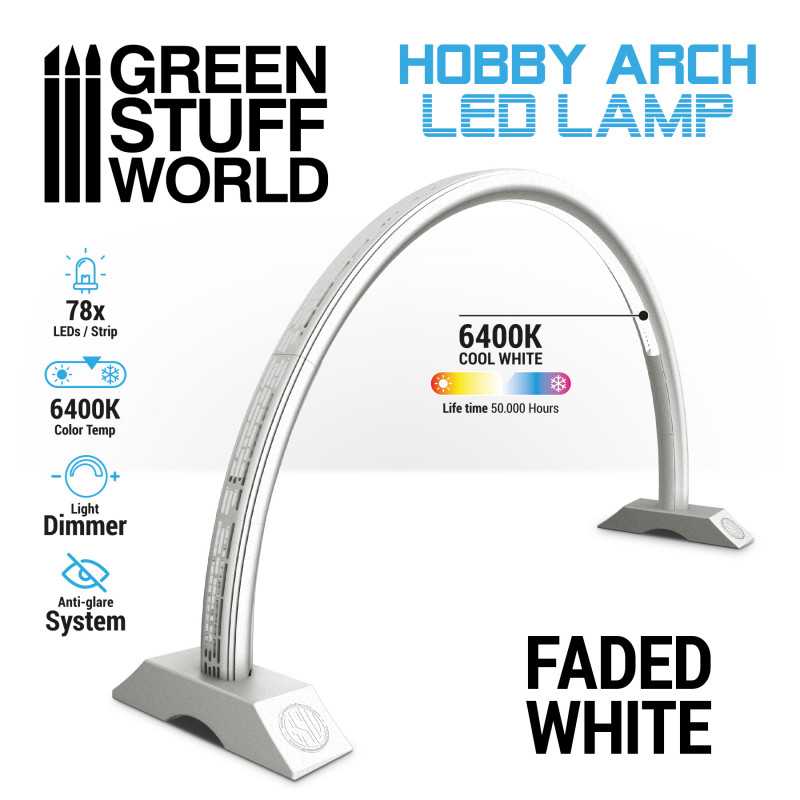 Lampara de arco LED - Faded White