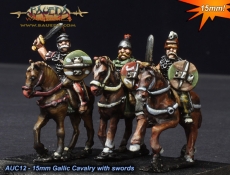 Gallic Cavalry with sword (4 mtd. )