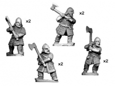 DAV007 - Hirdmen with 2 handed axes