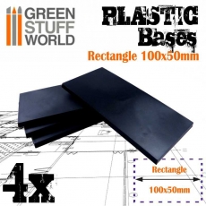 Peanas de plástico - Rectangulares 100x50mm