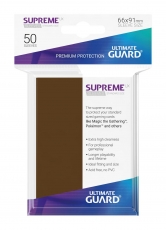 Ultimate Guard Supreme Sleeves Fundas de Cartas Tamaño Estándar Marrón (50)
