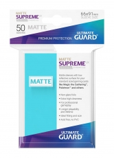 Ultimate Guard Supreme UX Sleeves Fundas de Cartas Tamaño Estándar Aguamarina Mate (50)