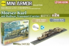1/144 Morser Karl mit Railway Transport Carrier